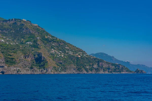 Vista Panorámica Costa Costiera Amalfitana Italia — Foto de Stock