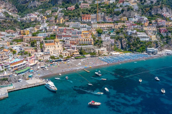 Panorama Der Amalfitana Küste Bei Positano Italien — Stockfoto