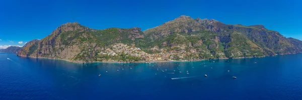 Panorama Costiera Amalfitana Positano Italia —  Fotos de Stock