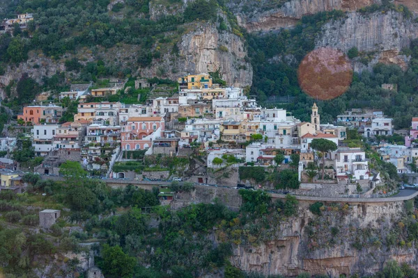 Blick Auf Die Stadt Positano Italien — Stockfoto