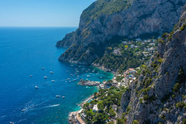 stock image Southern coast of Italian island Capri.