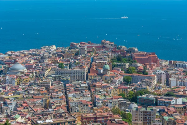 Napoli 'nin panorama manzarası.