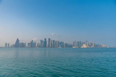 Doha 'nın Skyline' ı - Katar 'ın başkenti.