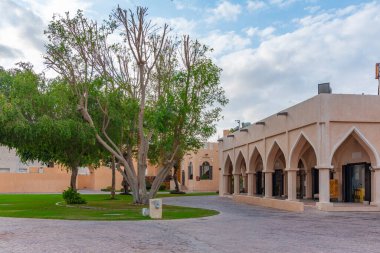 Katara 'nın Doha, Katar' daki kültürel köy manzarası.