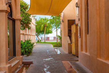 Katara 'nın Doha, Katar' daki kültürel köy manzarası.