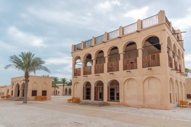 Şeyh Abdulla bin Jassim Al-Thani sarayı Doha 'daki Katar Ulusal Müzesi' nde..