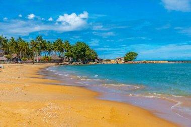 Sri Lanka 'daki Kalpitiya plajı manzarası.