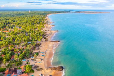 Sri Lanka 'daki Kalpitiya plajı manzarası.