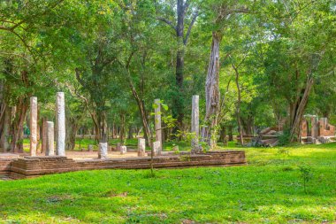 Anuradhapura, Sri Lanka 'da Ratnaprasada harabeleri.