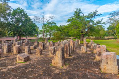 Sri Lanka 'daki Anuradhapura kalıntıları.