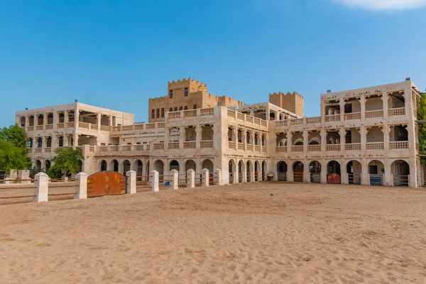 stock image Horse stables at souq waqif in Doha, Qatar.