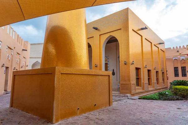 Katar Doha Kentindeki Katara Kültür Köyündeki Altın Cami — Stok fotoğraf