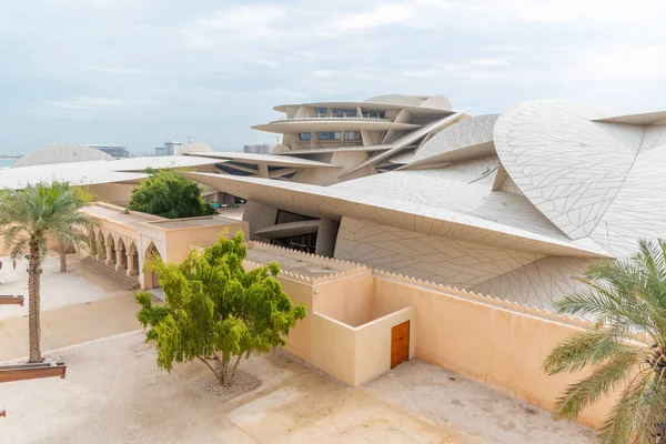Doha Daki Ulusal Katar Müzesi — Stok fotoğraf