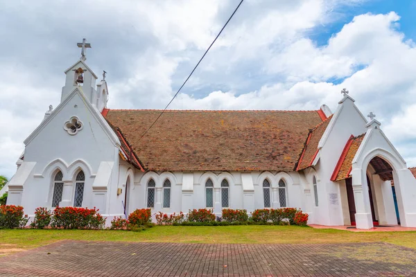 Вид Церкву Святого Стефана Негомбо Шрі Ланка — стокове фото