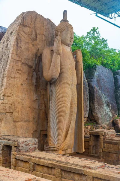 Statua Aukana Buddha Sri Lanka — Foto Stock