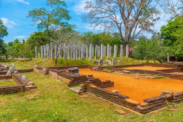 Ruïnes Van Koninklijk Paleis Het Oude Anuradhapura Sri Lanka — Stockfoto