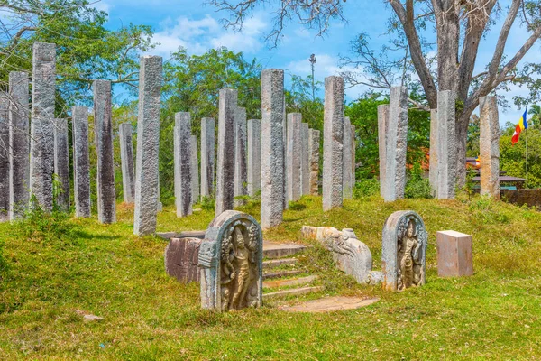 stock image Ratnaprasada ruins at Anuradhapura at Sri Lanka.