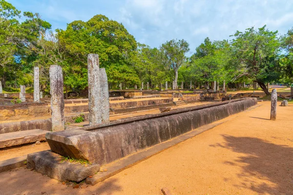 Ruiny Ratnaprasady Anuradhapura Sri Lance — Zdjęcie stockowe