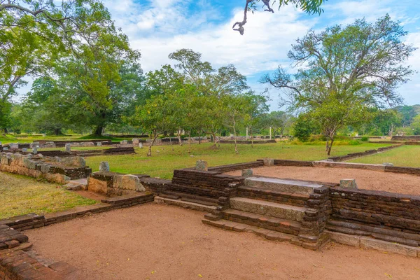 Руины Древней Анурадхапуры Шри Ланке — стоковое фото