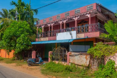 Jaffna, Sri Lanka 'daki eski sokak..