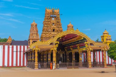 Jaffna, Sri Lanka 'da Nallur Kandaswamy Kovil.