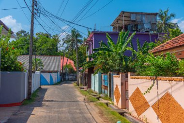 Trincomalee, Sri Lanka 'daki eski sokak.