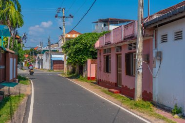 Trincomalee, Sri Lanka 'daki eski sokak.