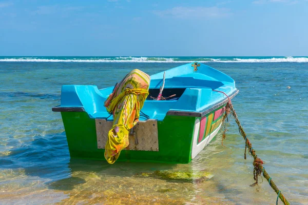 stock image Fishing boats at the northern coast of Sri Lanka.