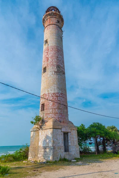 stock image Lighthouse Karainagar at Sri Lanka.