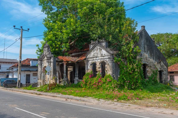 Ruïnes Van Een Nederlandse Kerk Kayts Sri Lanka — Stockfoto