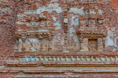 Polonnaruwa harabelerindeki Tivanka imge evi, Sri Lanka.