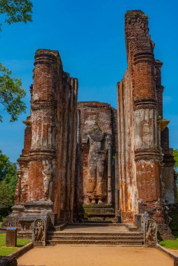 Polonnaruwa, Sri Lanka 'daki lankatilaka kalıntıları.