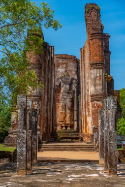 Polonnaruwa, Sri Lanka 'daki lankatilaka kalıntıları.