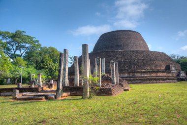 Sri Lanka 'daki Polonnaruwa' da Pabalu Vihara.