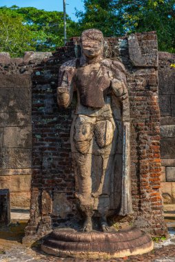 Polonnaruwa, Sri Lanka 'daki kraliyet sarayında oymalar.