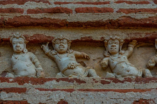 Tivanka Beeldhuis Bij Polonnaruwa Ruïnes Sri Lanka — Stockfoto