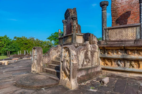 Polonnaruwa Romok Négyszögletében Lévő Vatadage Romok Srí Lanka — Stock Fotó