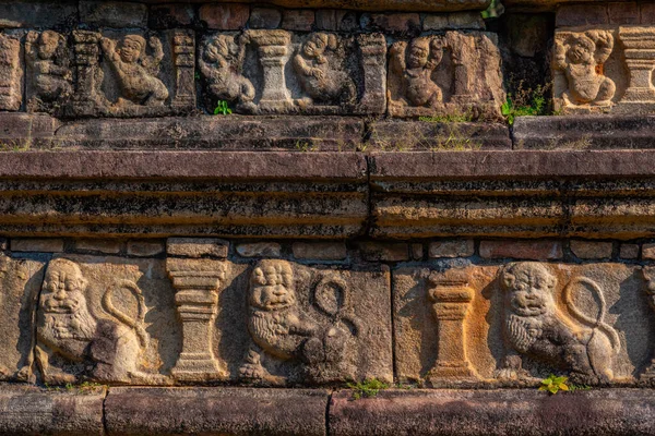 Carvings Het Koninklijk Paleis Polonnaruwa Sri Lanka — Stockfoto