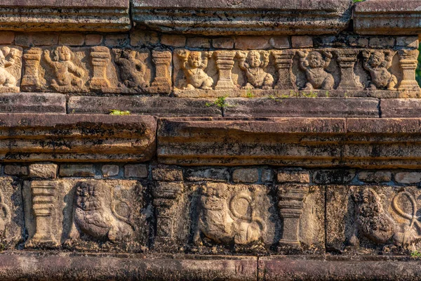 Schnitzereien Königspalast Polonnaruwa Sri Lanka — Stockfoto