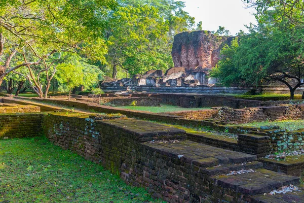 Ruínas Palácio Real Polonnaruwa Sri Lanka — Fotografia de Stock