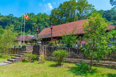 Kandyan Sarayı 'ndan Magul Maduwa (Seyirci Salonu), Kandy, Sri Lanka.