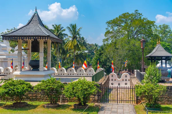 Klok Bij Tempel Van Heilige Tand Relikwie Kandy Sri Lanka — Stockfoto