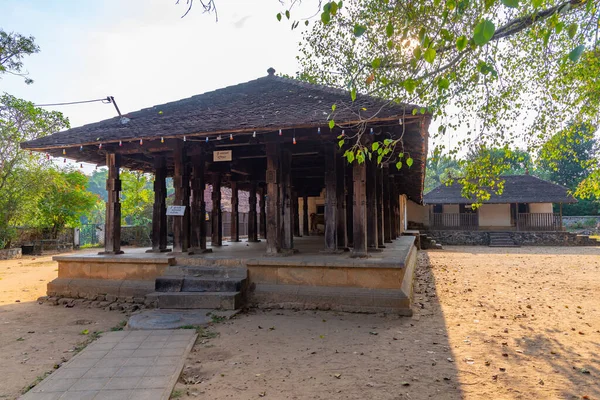 Templo Embekka Perto Kandy Sri Lanka — Fotografia de Stock
