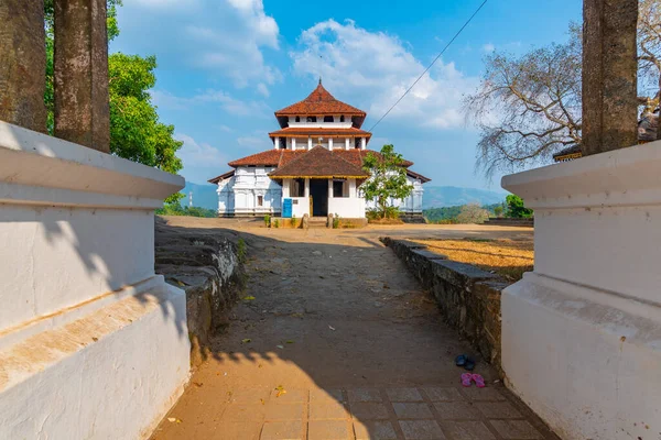 Temple Lankathilake Près Kandy Sri Lanka — Photo