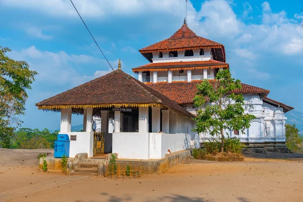 Temple Lankathilake Près Kandy Sri Lanka — Photo
