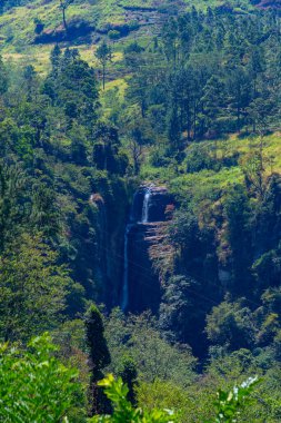 Ramboda Nuwara Eliya, Sri Lanka yakınlarında düşüyor..