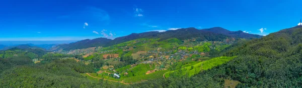 Panorama Plantaciones Alrededor Nuwara Eliya Sri Lanka —  Fotos de Stock