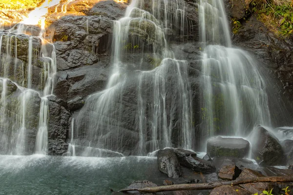 Bakerovy Vodopády Národním Parku Horton Plains Srí Lance — Stock fotografie