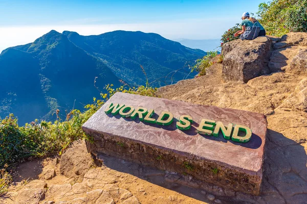 World\'s end viewpoint at Horton Plains national park at Sri Lanka.