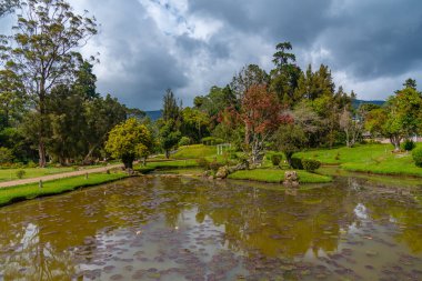 Nuwara Eliya 'daki Victoria Park, Sri Lanka.